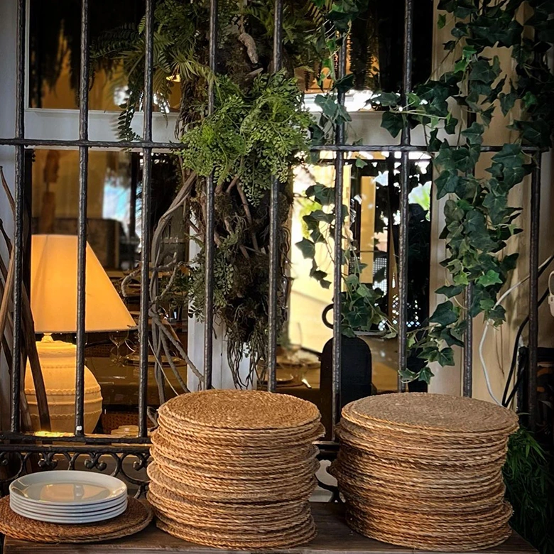 detalle restaurante con salvamanteles