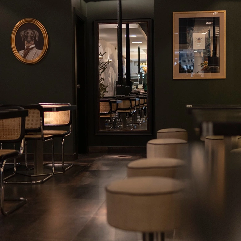 detalle salón restaurante